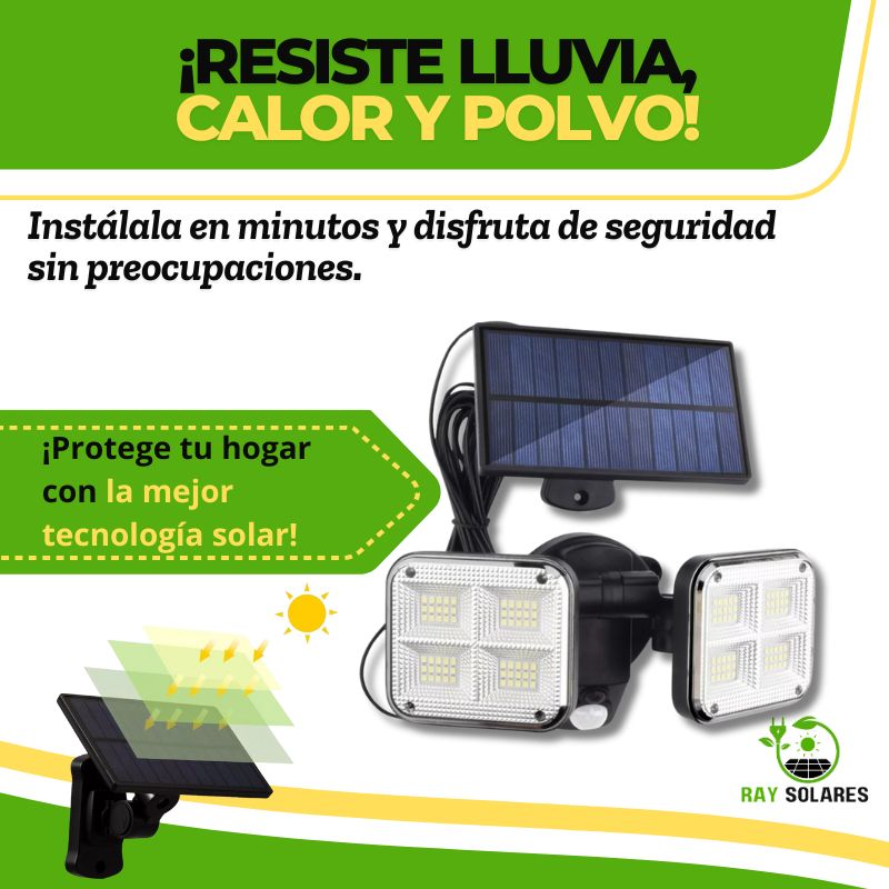 Led Solar Forma de Cámara con Sensor de Movimiento SolarBeam™