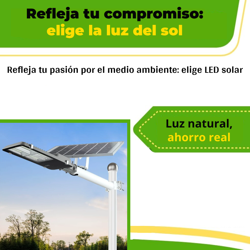 Lampara para Exteriores Rectangular Solar Light