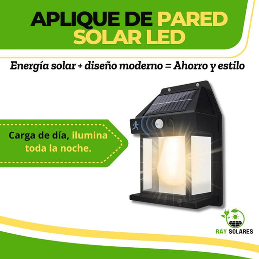 Aplique de Pared Solar LED SolarBeam™