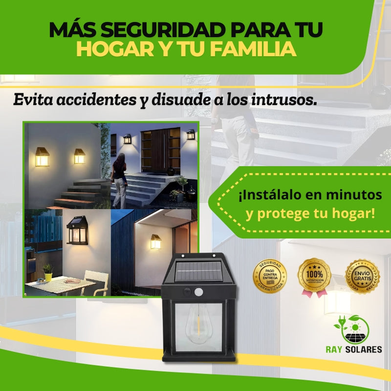 Aplique de Pared Solar LED SolarBeam™