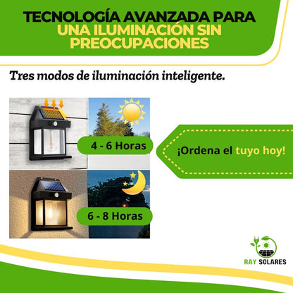 Aplique de Pared Solar LED SolarBeam™