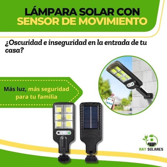 Lampara solar con sensor de movimiento SolarBeam™