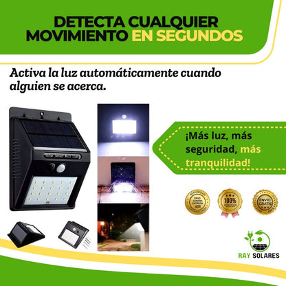 Luz Led Solar con Sensor de Movimiento SolarBeam™