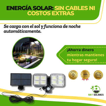 Led Solar Forma de Cámara con Sensor de Movimiento SolarBeam™