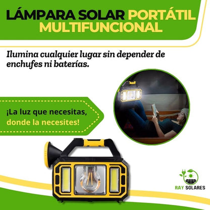 Lámpara Solar Portátil Multifuncional  SolarBeam™