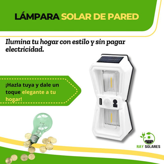 Lámpara Solar de Pared Multifunción SolarBeam™