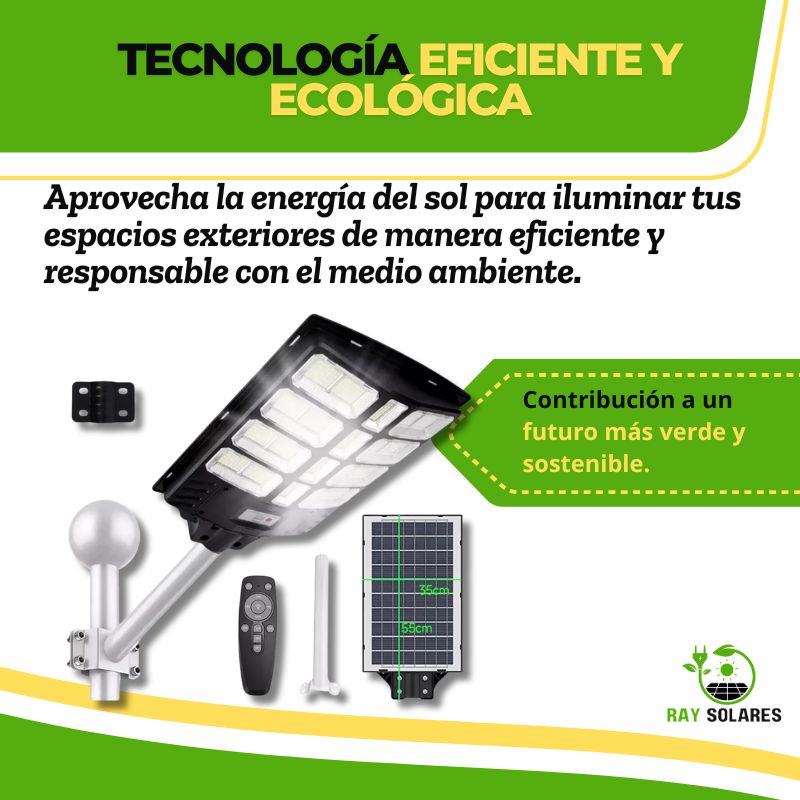 Focos Solares Para Postes De Calle SolarBeam