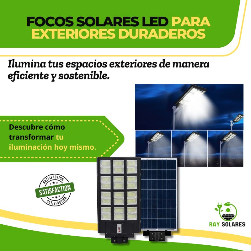 Focos Solares Led Para Exteriores Duraderos