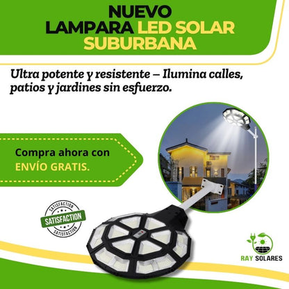 Lámpara Led Solar Suburbana SolarBeam