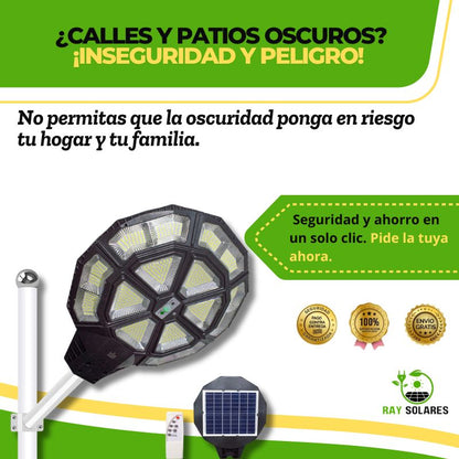 Lámpara Led Solar Suburbana SolarBeam