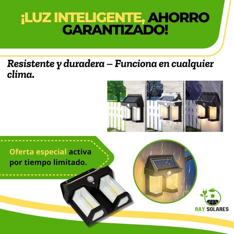 Lámpara Solar Led con Sensor de Movimiento Cl-228