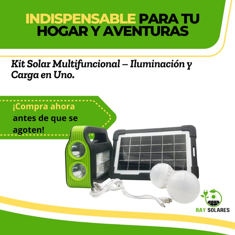 Kit Solar de Emergencia Multifunción