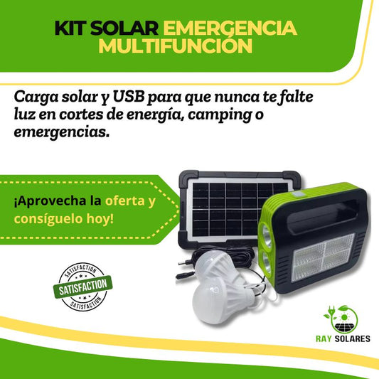 Kit Solar de Emergencia Multifunción