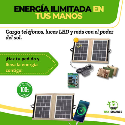 Panel Solar Portátil para Camping CL-670