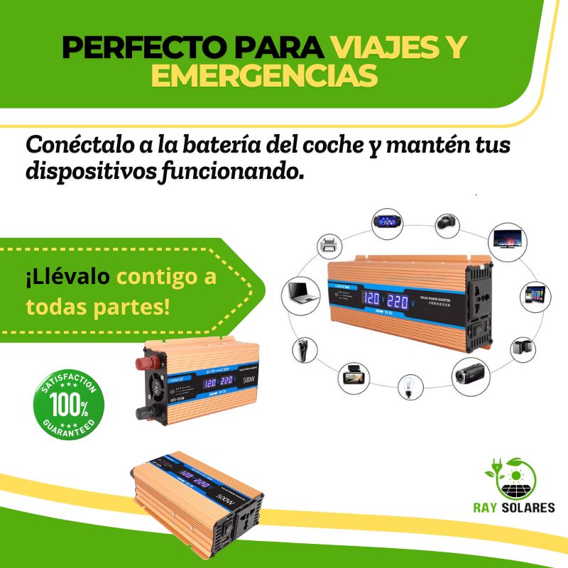 Inversor de Corriente 1000w SolarBeam